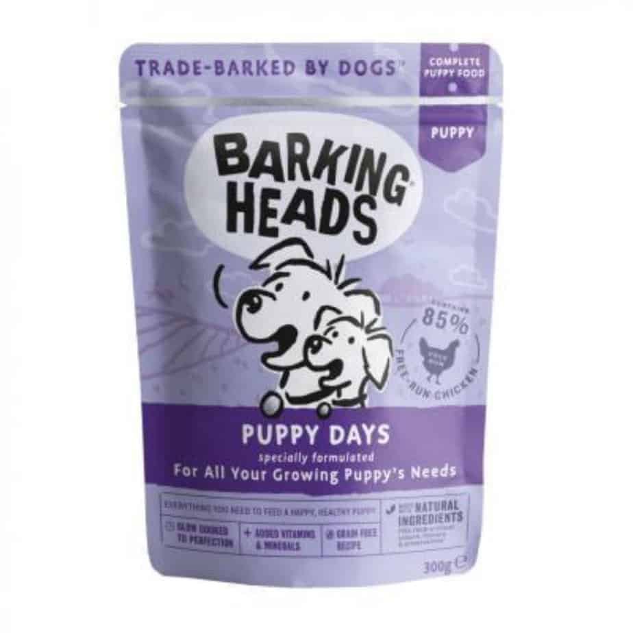 BARKING HEADS Puppy Days konservai Šuniukams 10x300g