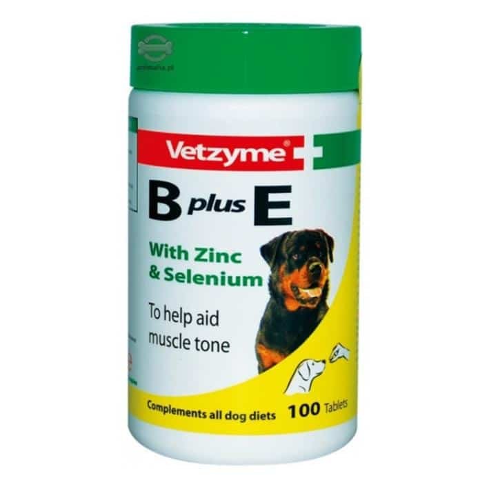 VETZYME „B + E” papildas šunims