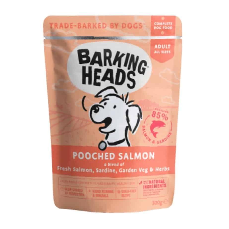 BARKING HEADS Pooched Salmon Konservai Šunims Su Lašiša 10x300g