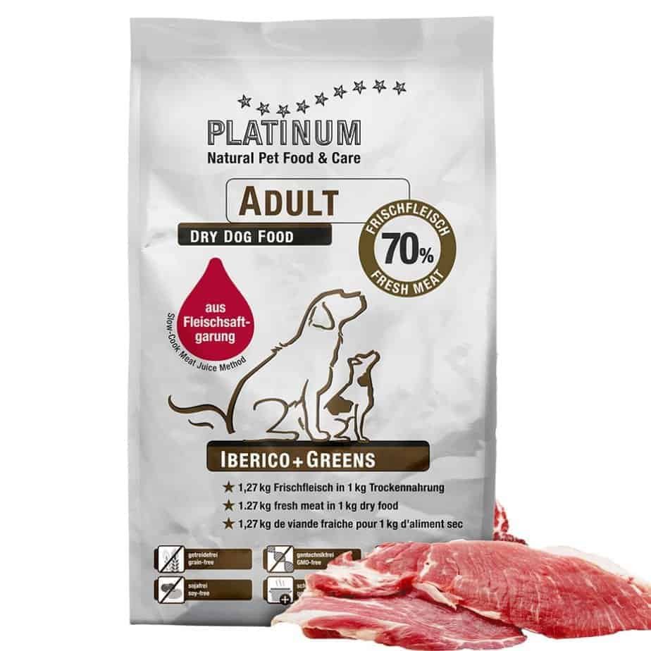 Platinum Adult Iberico+Greens sausas maistas šunims