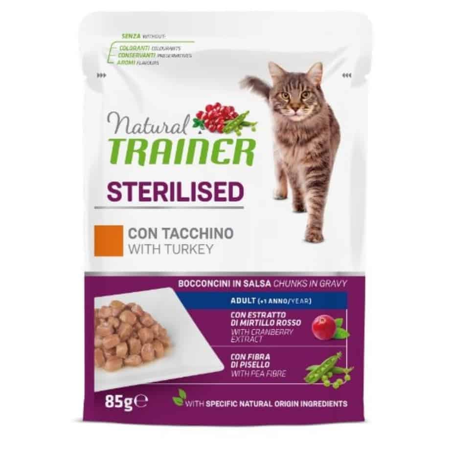 NT Cat Sterilised Turkey Konservai Katėms Su Kalakakutiena 12x85g