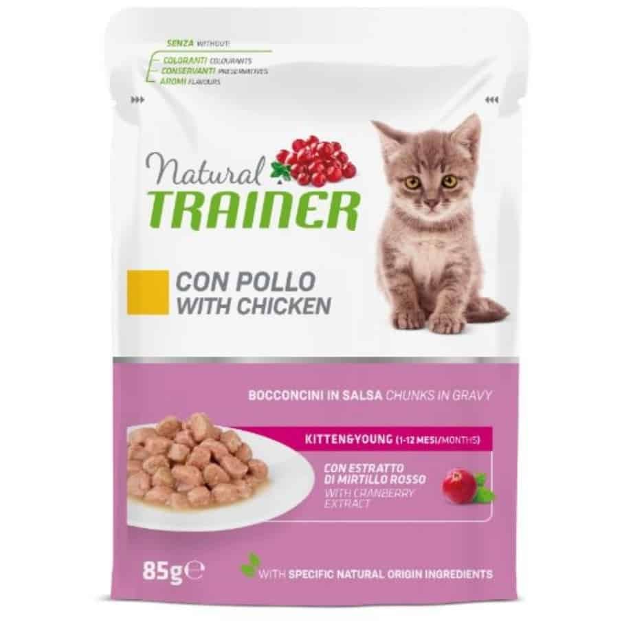 NT Cat Kitten Chicken Konservai Kačiukams 5x85g