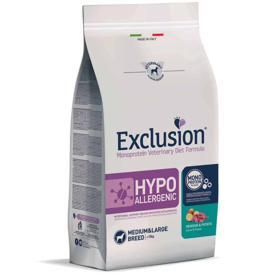 EXCLUSION HYPOALLERGENIC MAŽŲ VEISLIŲ ŠUNIMS SU ELNIENA IR BULVĖMIS - 2kg