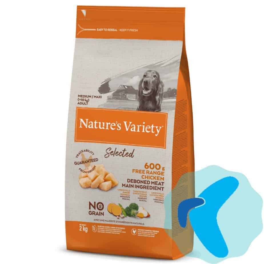 Nature's Variety Selected - Vidutinių ir didelių veislių šunų maistas su laisvai laikomų vištų mėsa