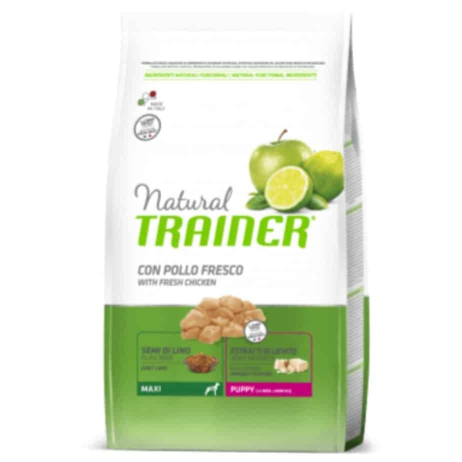 TRAINER NATURAL PUPPY MAXI 1-8 SU VIŠTIENA 12kg