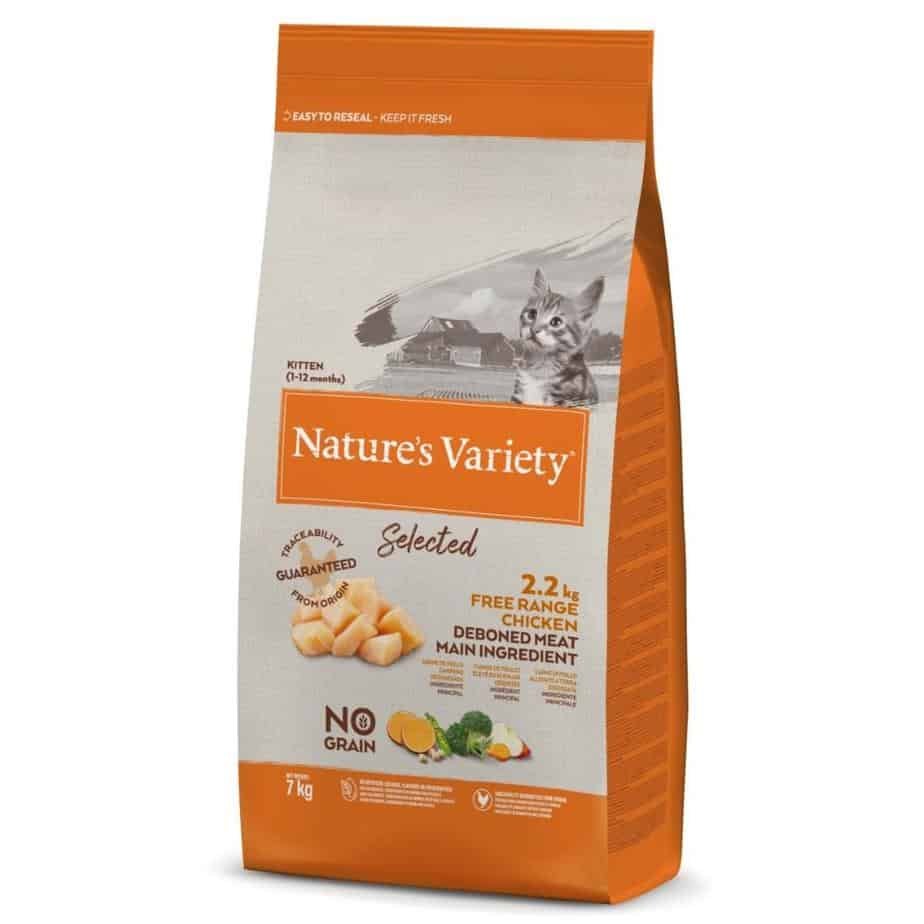 Nature's Variety SELECTED KITTEN kačiukams su vištiena