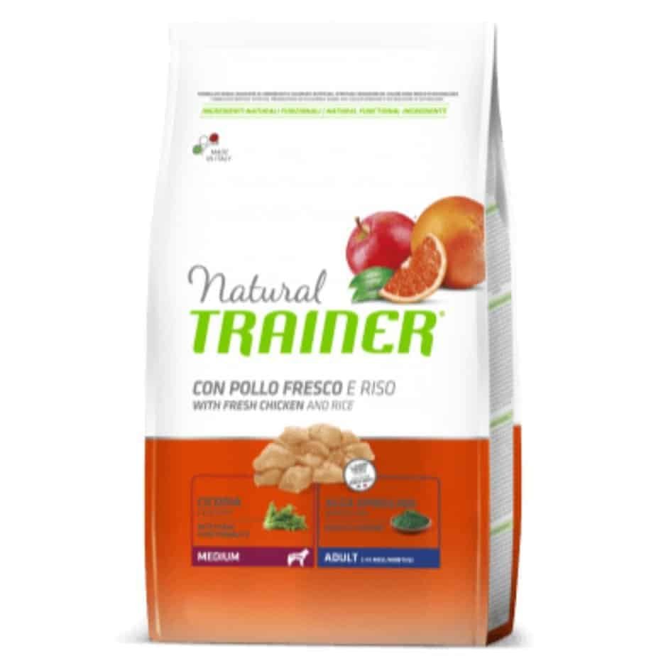 TRAINER NATURAL ADULT MEDIUM SU VIŠTIENA 12kg