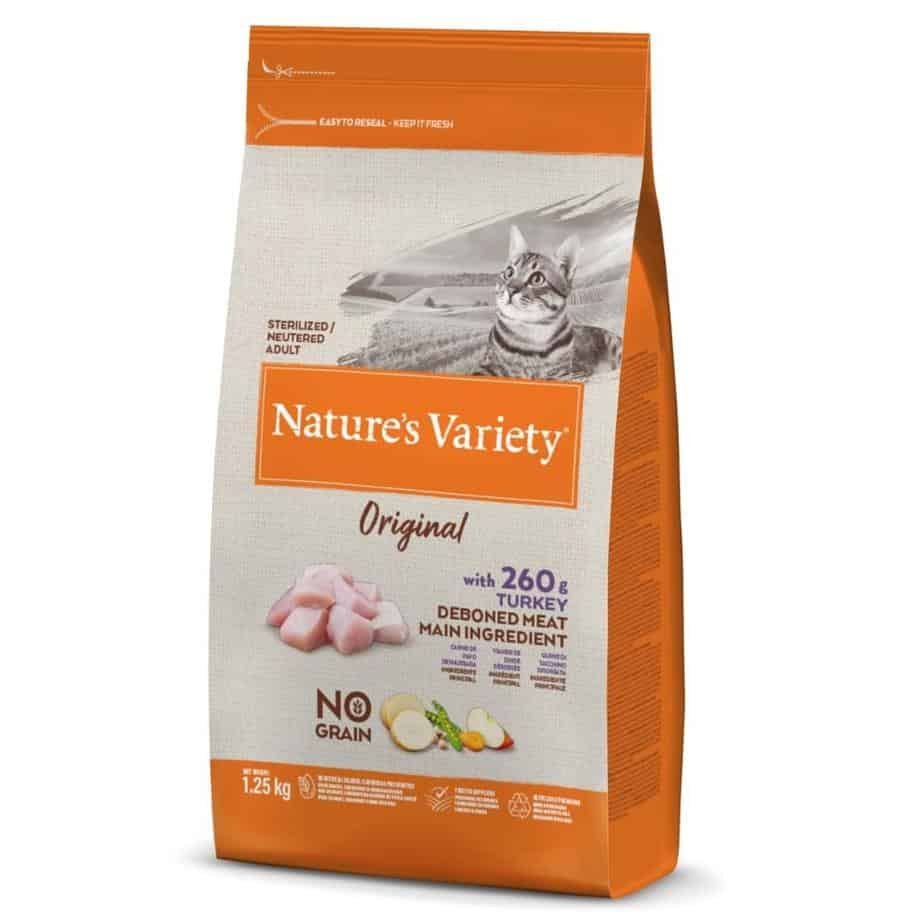 Nature's Variety Original STERILIZED katėms su kalakutiena