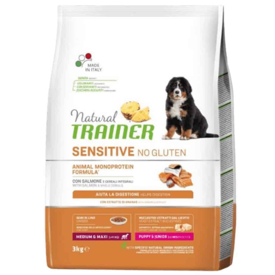 NT DOG SENSITIVE NO GLUTEN PUPPY/JUNIOR MM SALMON SU LAŠIŠA