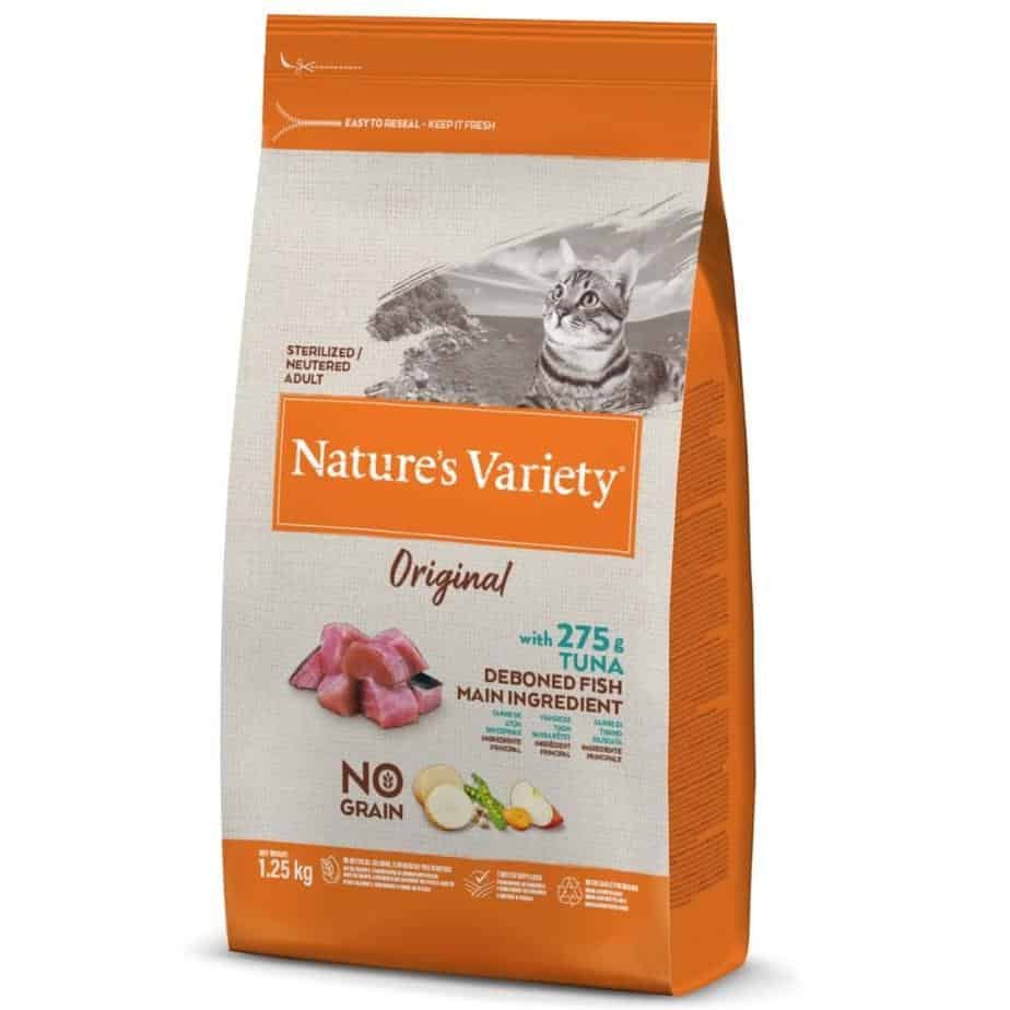 Nature's Variety Original STERILIZED katėms su tunu 1.25kg