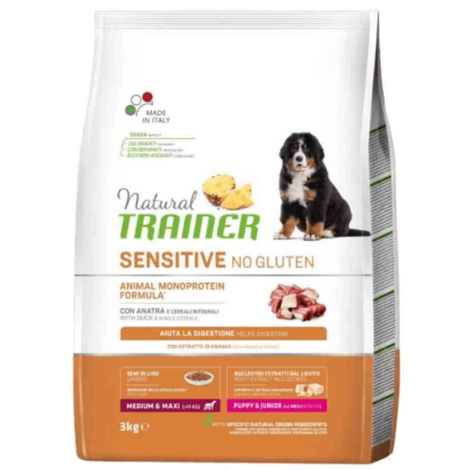 NT DOG SENSITIVE NO GLUTEN PUPPY&JUNIOR M/M DUCK SU ANTIENA