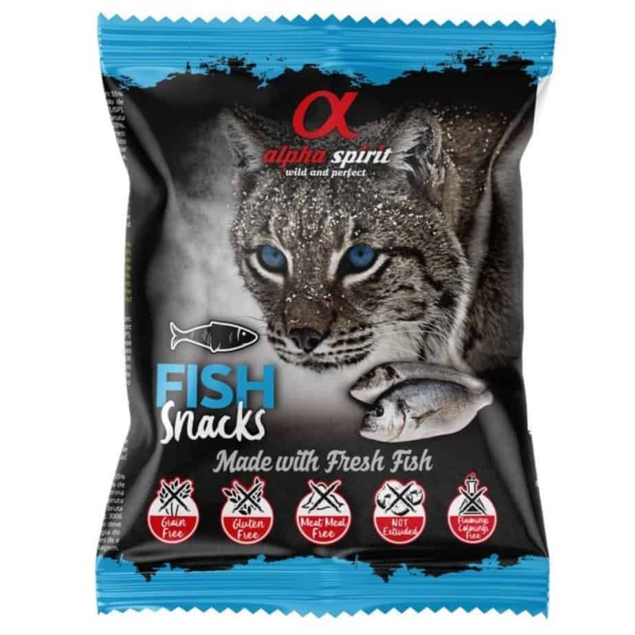 ALPHA SPIRIT SNACKS CAT Skanukai Katėms Su Žuvimi 50g