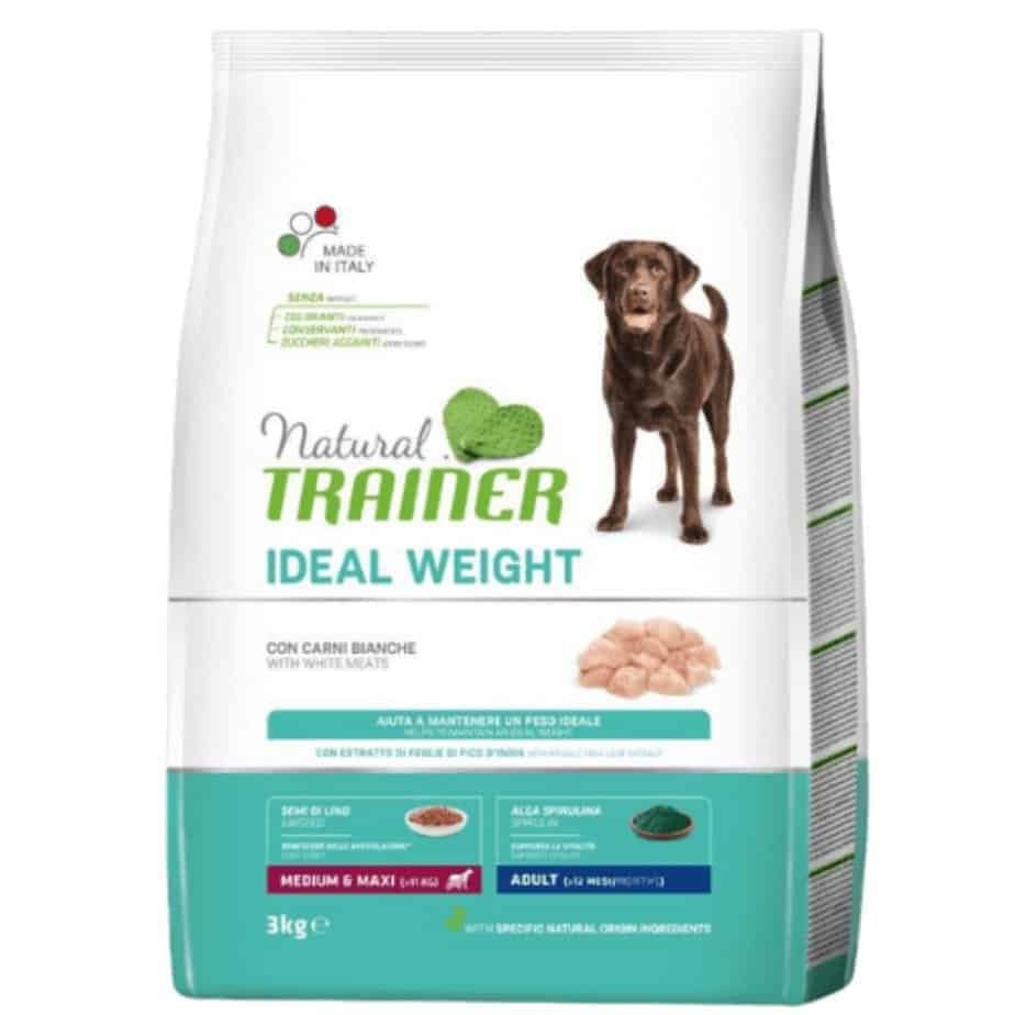 NATURAL TRAINER ADULT IDEAL WEIGHT MEDIUM/MAXI BALTA MĖSA 3kg