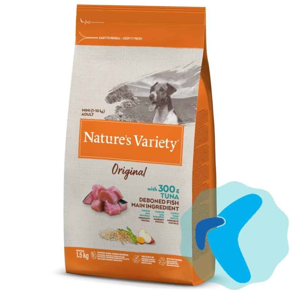 Nature's Variety Original mažų veislių šunų maistas su tunu 1.5kg