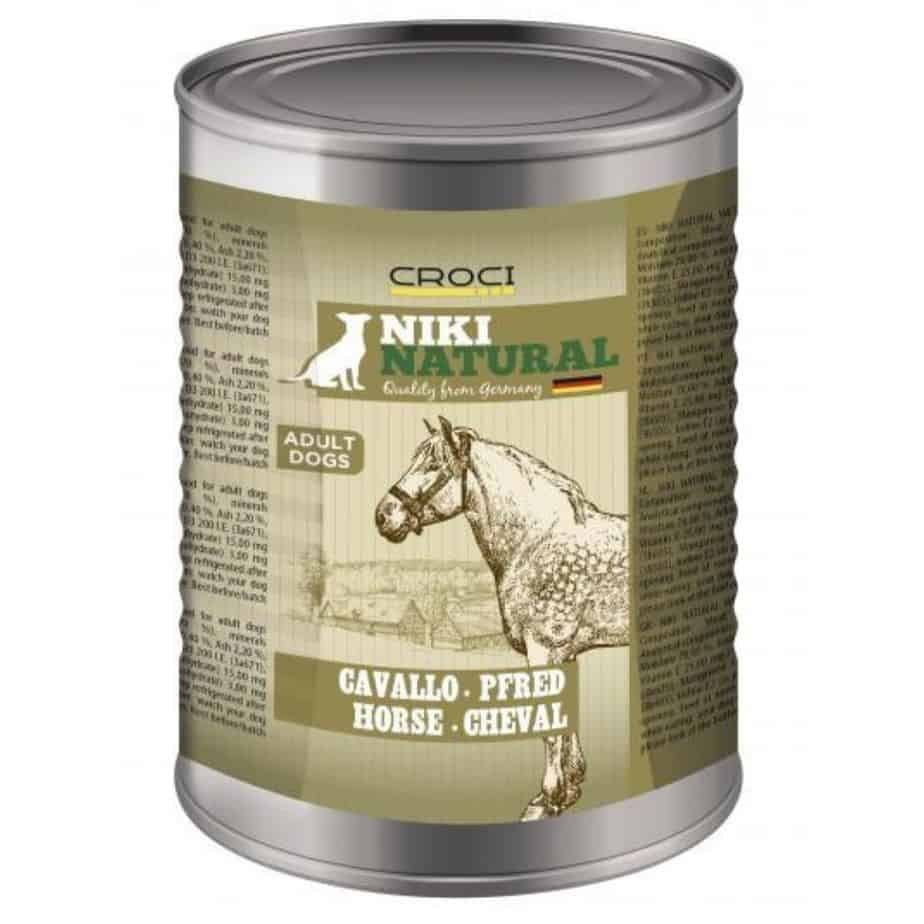 NIKI NATURAL Konservai Šunims Su Arkliena 800g