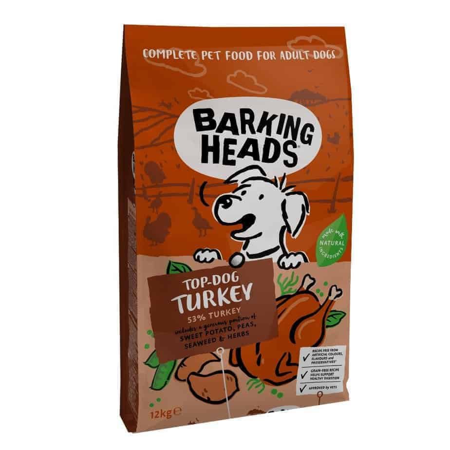 BARKING HEADS TOP DOG TURKEY Sausas maistas šunims