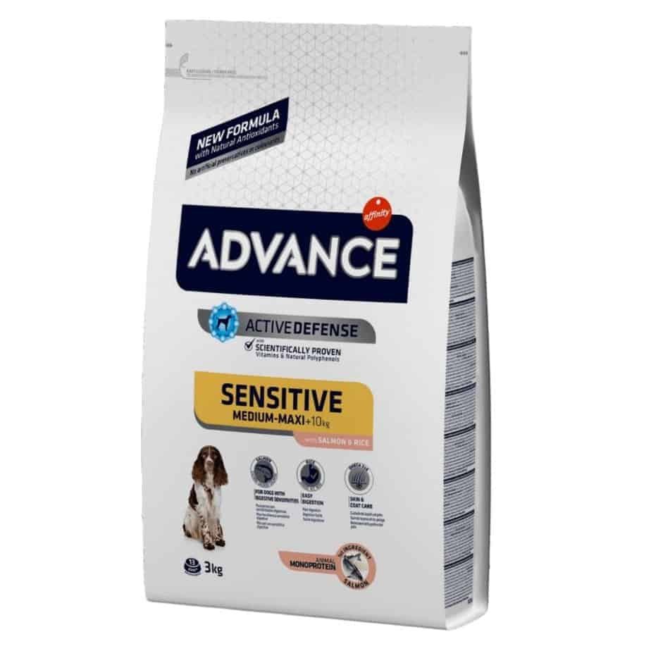 ADVANCE "Sensitive Medium/Maxi" turintiems jautrų skrandį