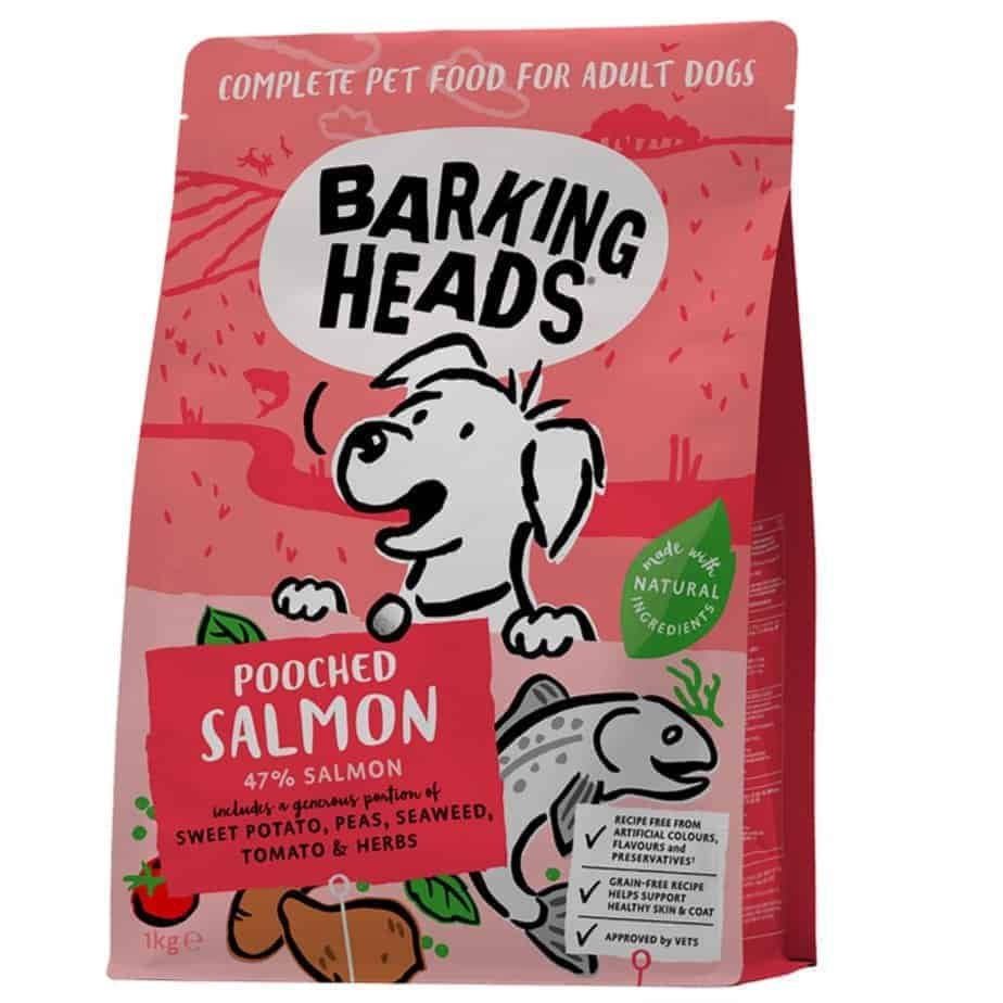 BARKING HEADS POOCHED SALMON Sausas maistas šunims