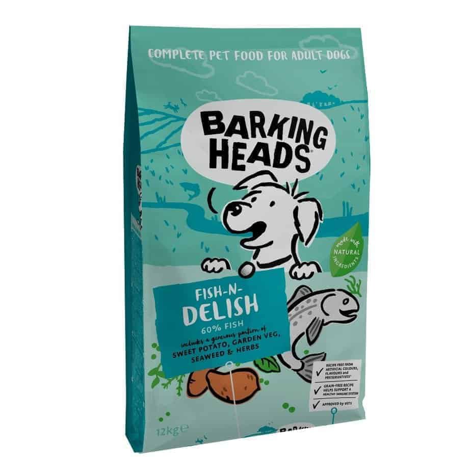 BARKING HEADS Fish N Delish Sausas maistas šunims