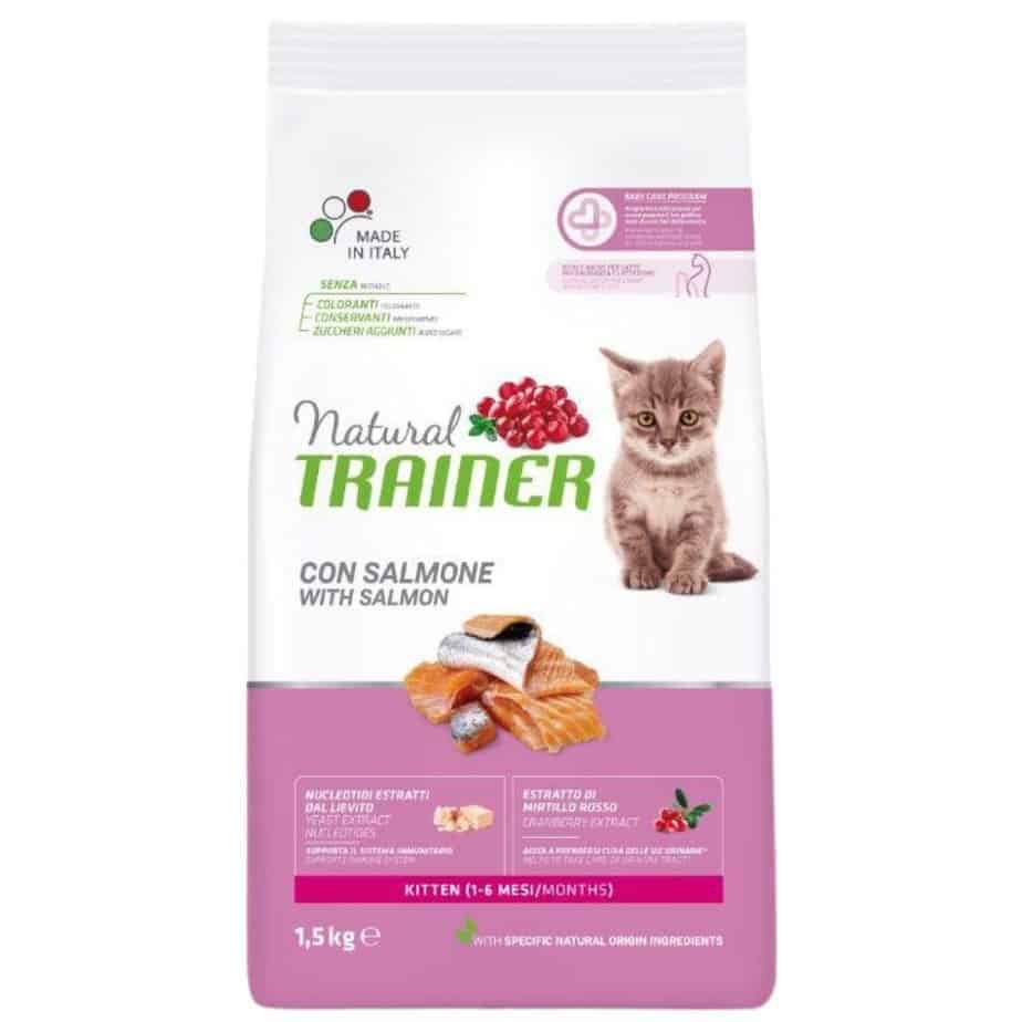 TRAINER NATURAL CAT KITTEN KAČIUKAMS SU LAŠIŠA - 1.5kg