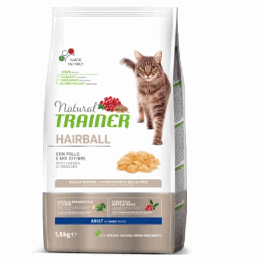 TRAINER NATURAL CAT HAIRBALL SU VIŠTIENA  - 1.5kg