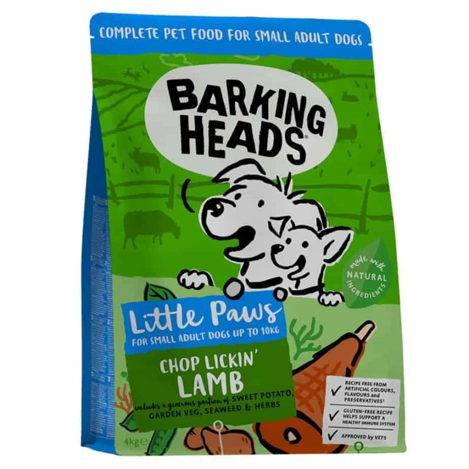 BARKING HEADS Chop Lickin Lamb Sausas maistas mažų veislių šunims