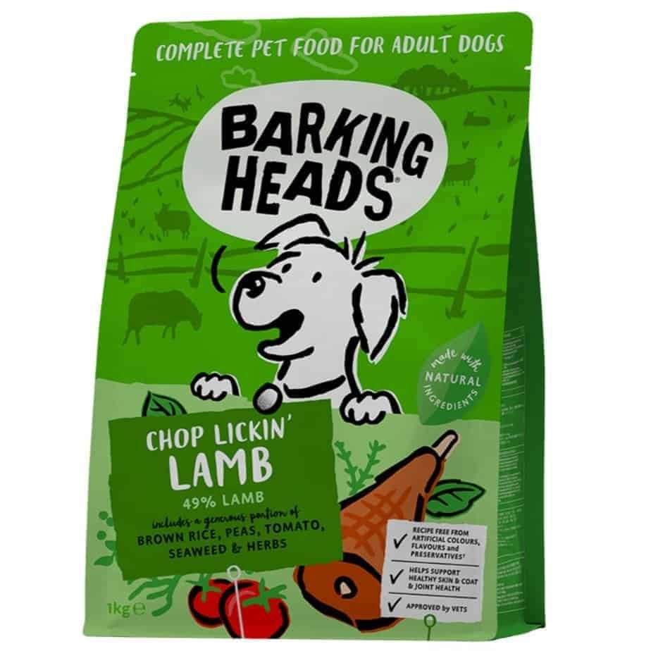 BARKING HEADS Chop Lickin Lamb Sausas maistas šunims