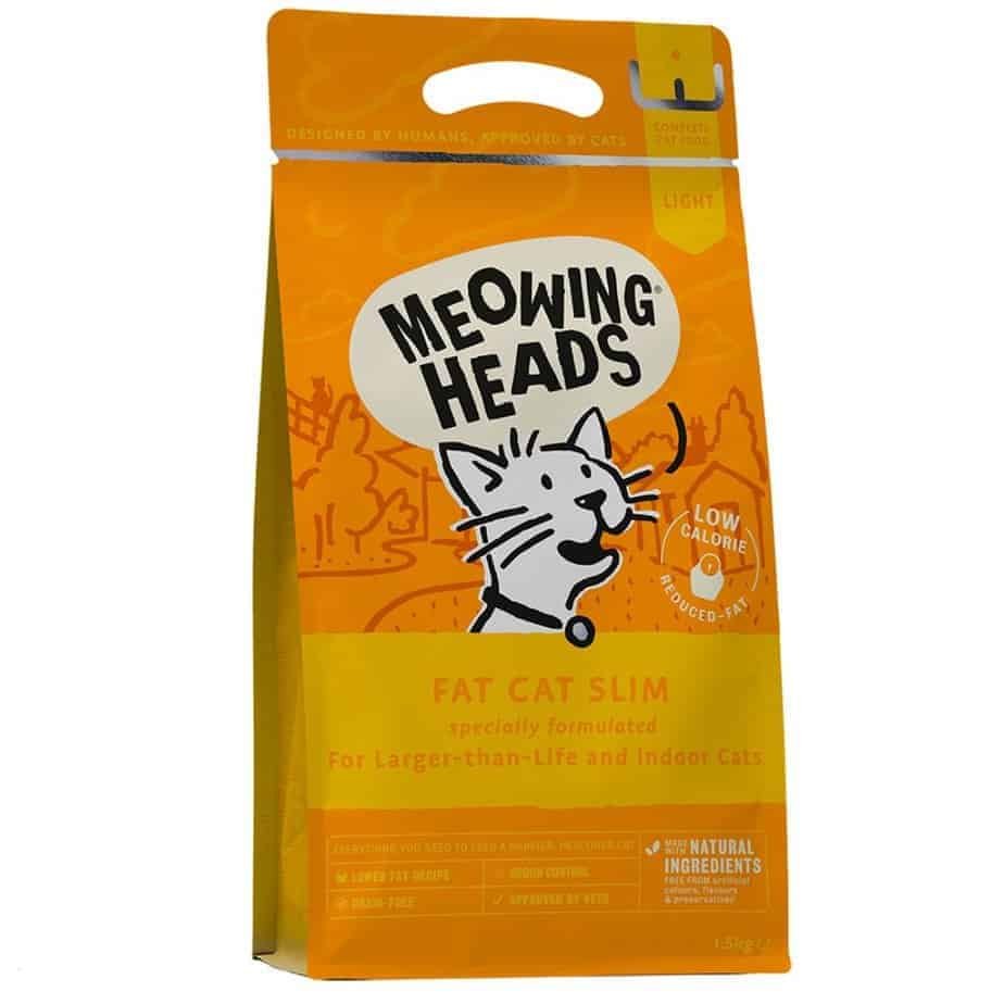 Sausas maistas katėms MEOWING HEADS Fat Cat Slim 1.5kg