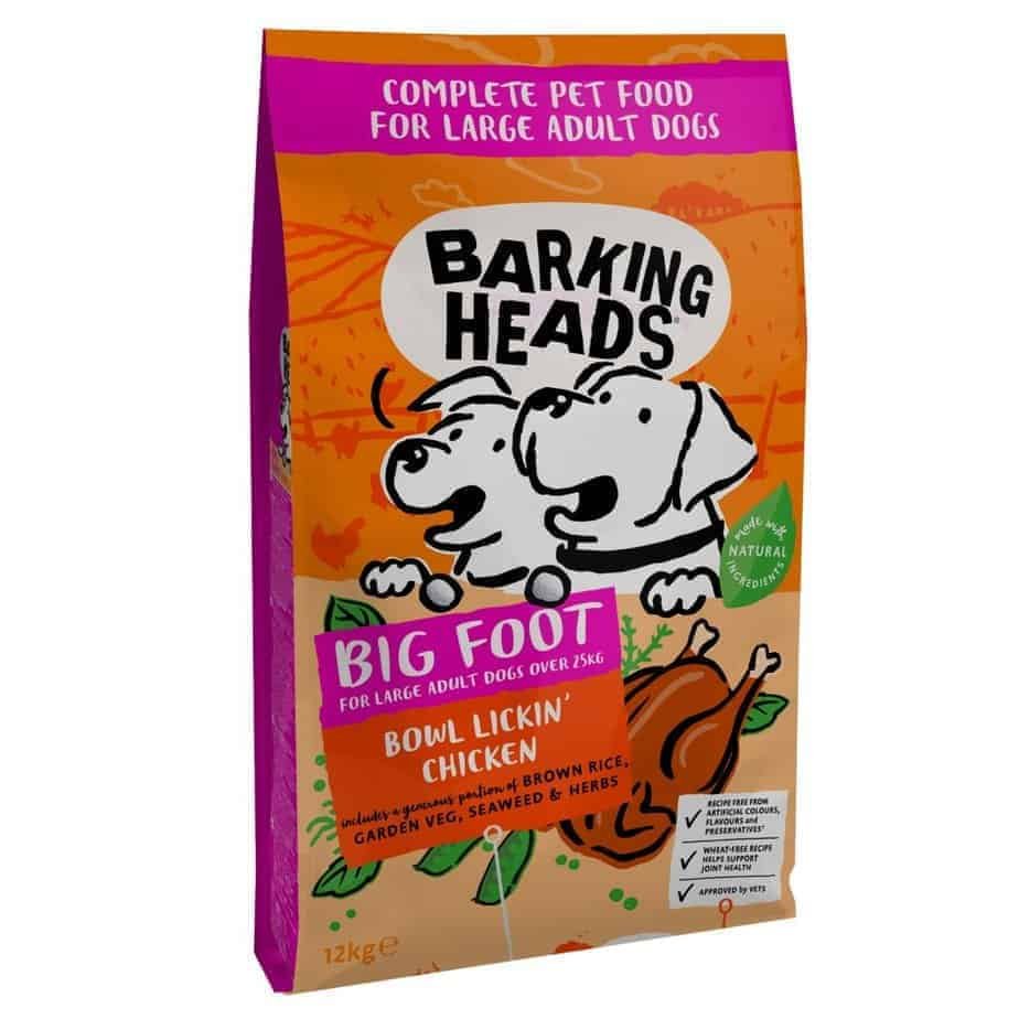 BARKING HEADS Bowl Lickin Chicken Sausas maistas šunims