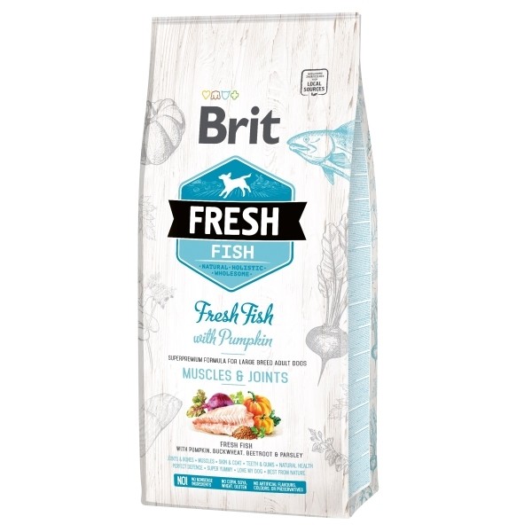 Brit Fresh Fish with Pumpkin Adult Large 2,5 kg