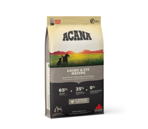 ACANA Light&Fit sausas maistas šunims 11,4 kg