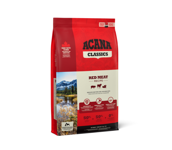 ACANA Classic Red Meat sausas maistas šunims 9,7 kg