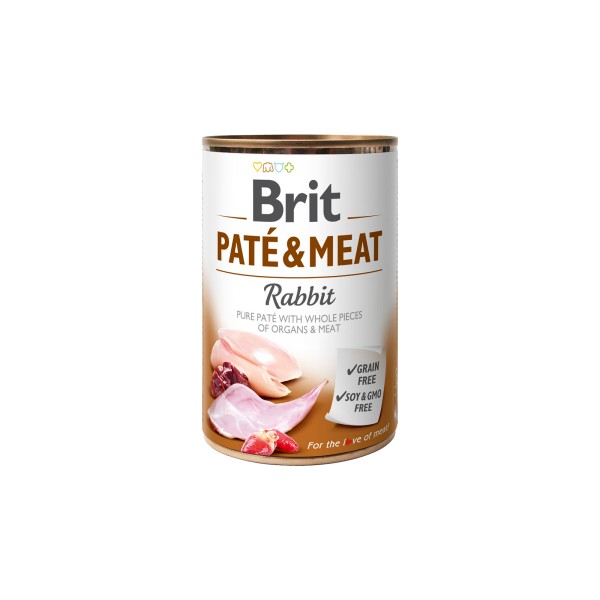 BRIT CARE Rabbit Pate & Meat  400 g