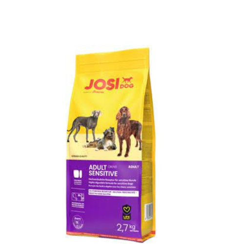 JosiDog Adult Sensitive Sausas maistas šunims - 2.7 kg