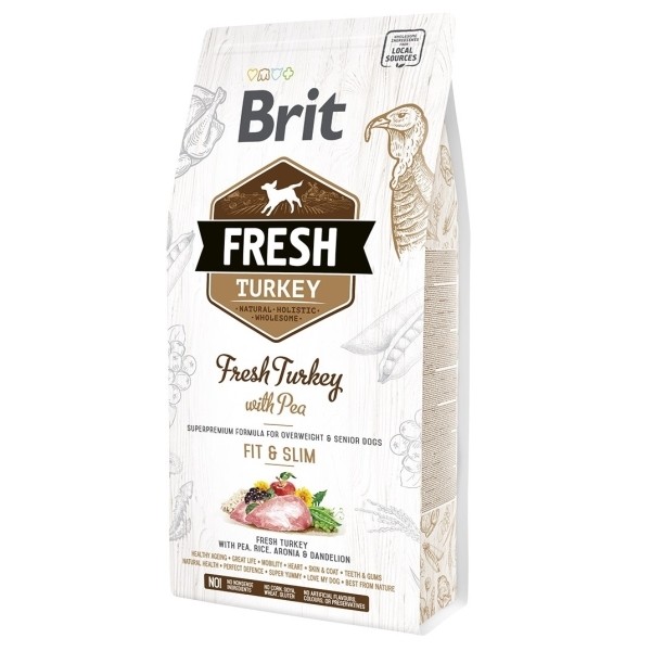 Brit Fresh Turkey with Pea Light Fit&Slim 2,5 kg