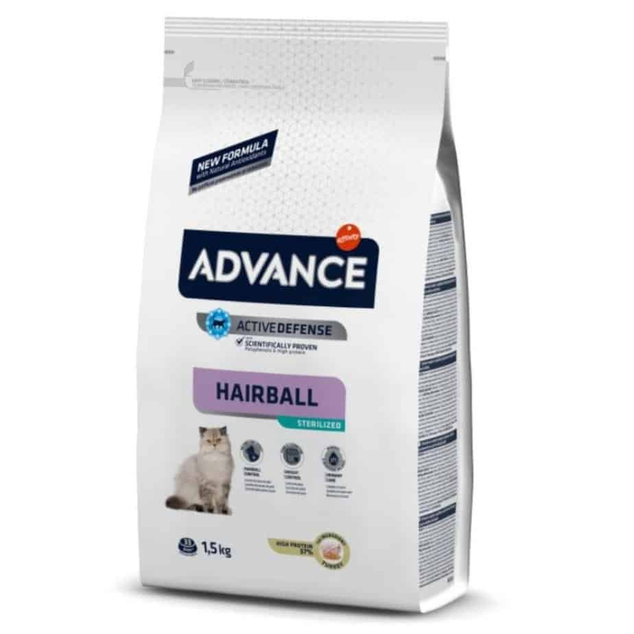 ADVANCE Hairball Sterilized nuo plaukų gumuliukų susidarymo