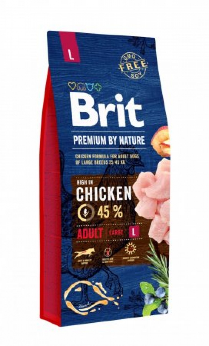 BRIT PREMIUM By Nature adult Large 15kg.