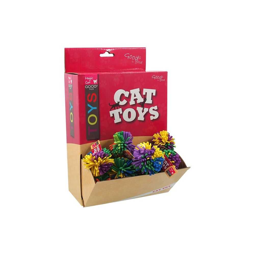 Magic cat žaislas katėms - kamuoliukas vaivorykštė, 1 vnt.
