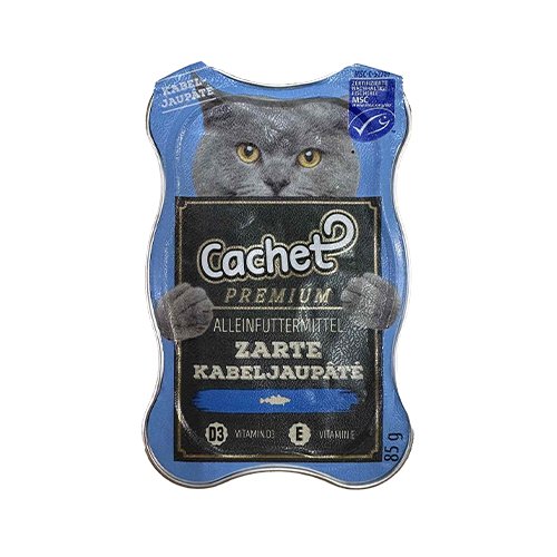 Visavertis suaugusių kačių pašaras CACHET PREMIUM, 85 g