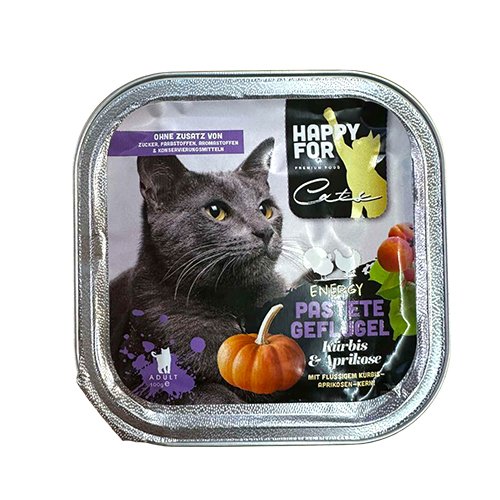 Visavertis suaugusių kačių pašaras su paukštiena HAPPY FOR CATS, 100 g