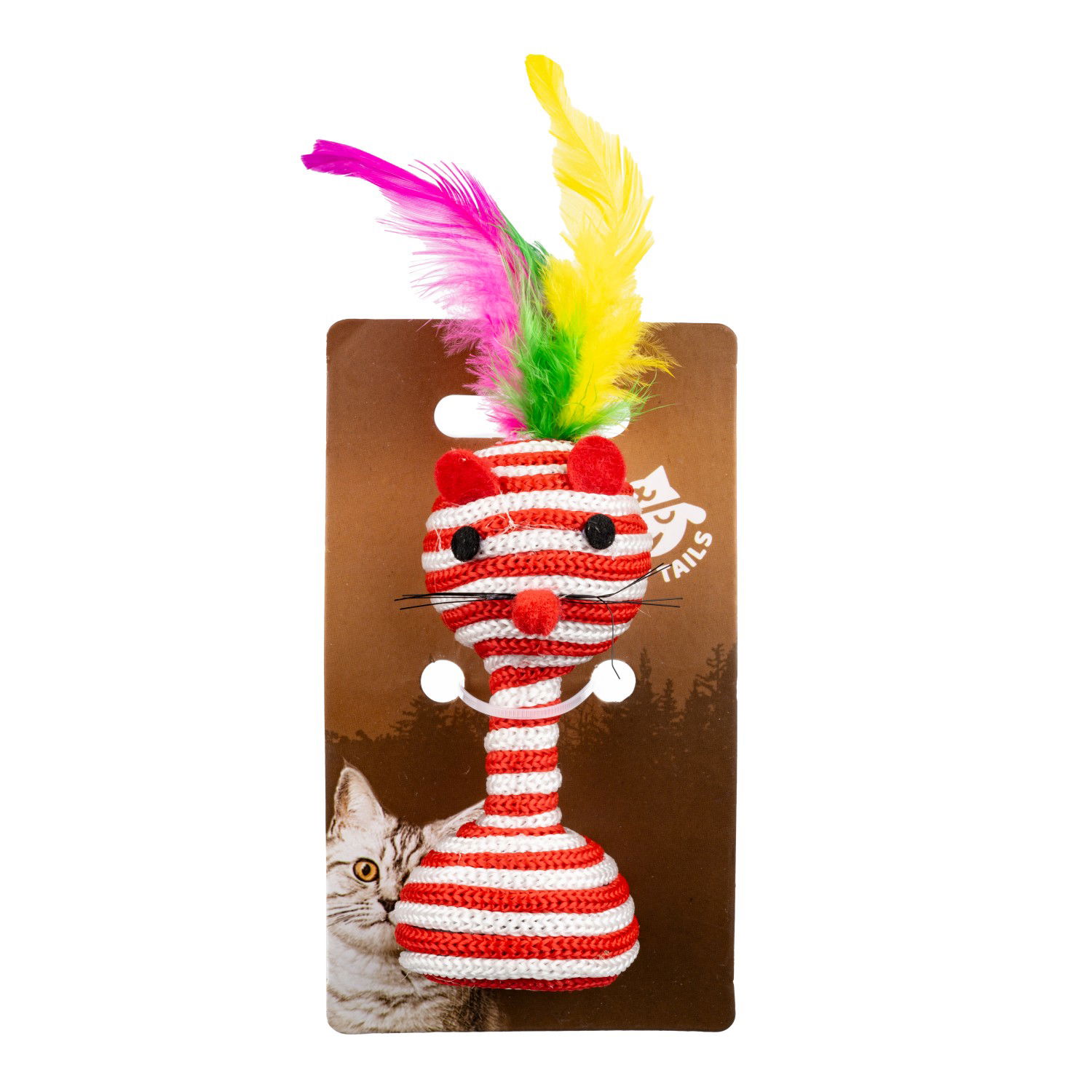 Kačių žaislas HAPPY TAILS, 17 x 4,5 cm