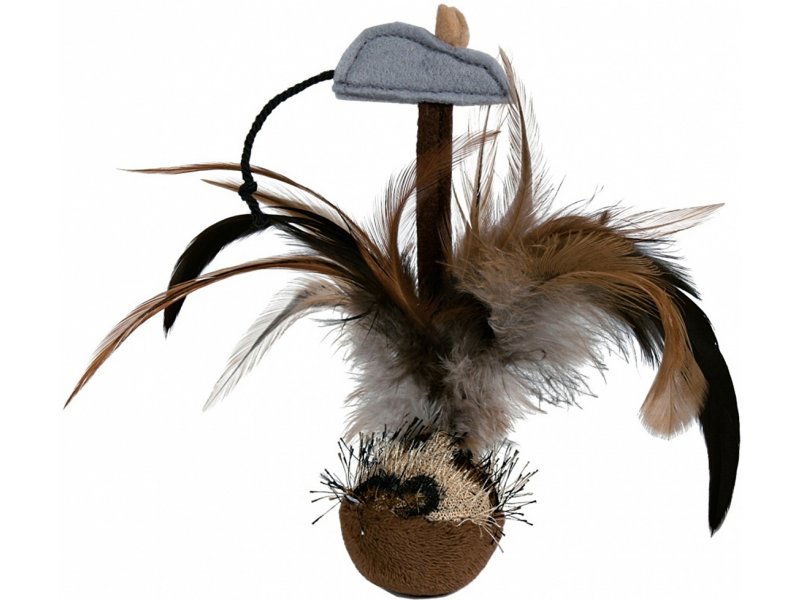 Kačių žaislas TRIXIE, 15 cm, rudos sp.,