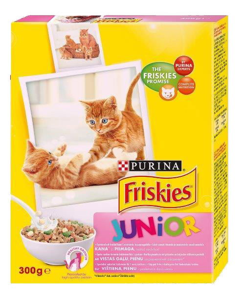 Sausas kačių ėdalas FRISKIES Junior, 300 g