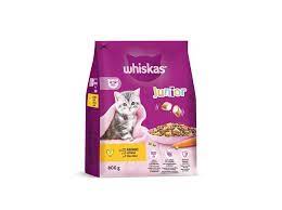 Sausas kačių ėdalas WHISKAS Junior, su vištiena, 800 g