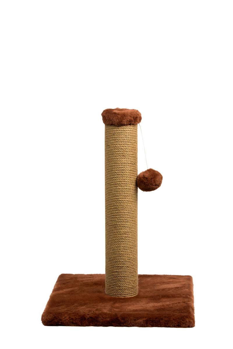 Kačių draskyklė - rudos spalvos, 34x34x55 cm