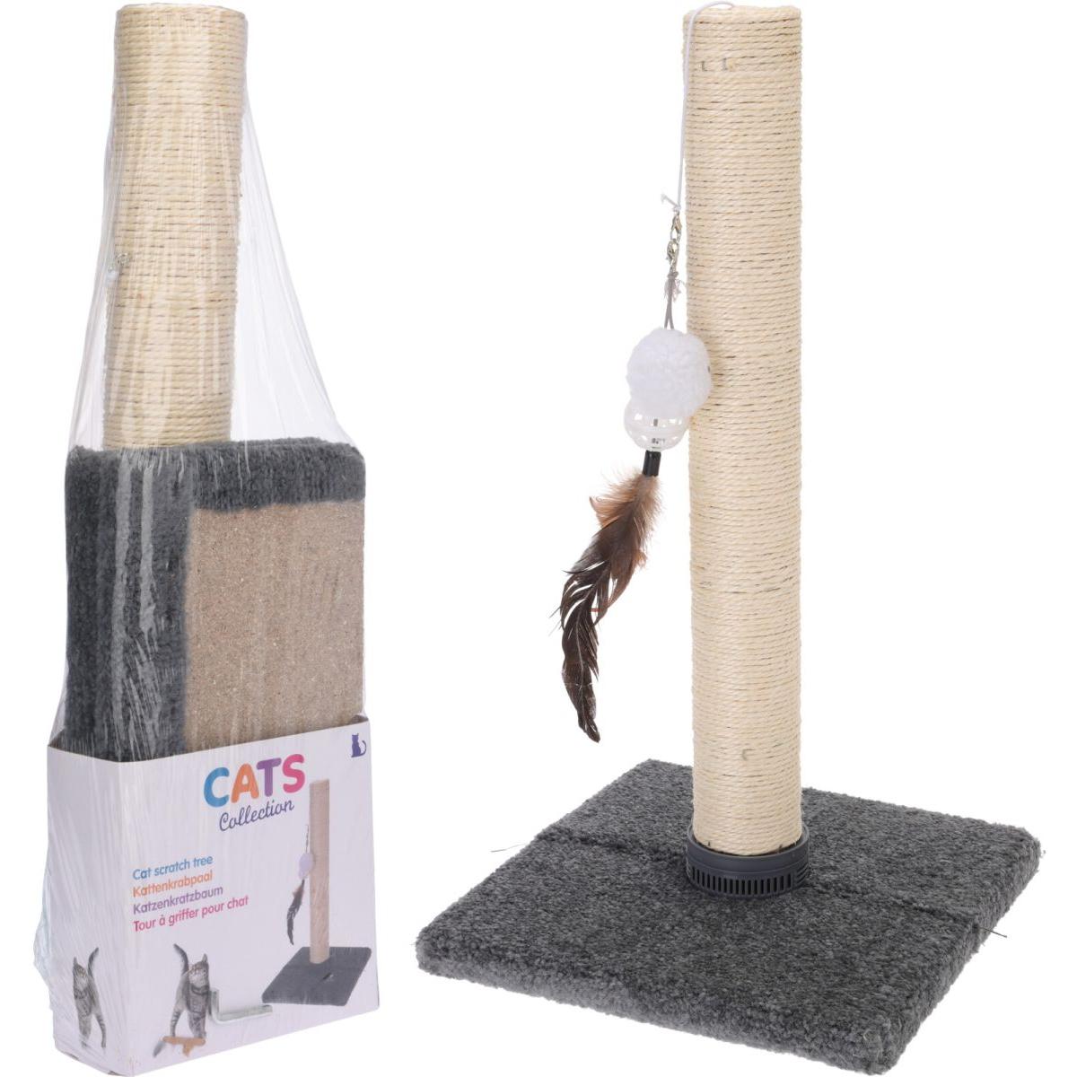 Kačių Grandymo Stulpelis Su žaislu 53cm (Ekspozicinė prekė)