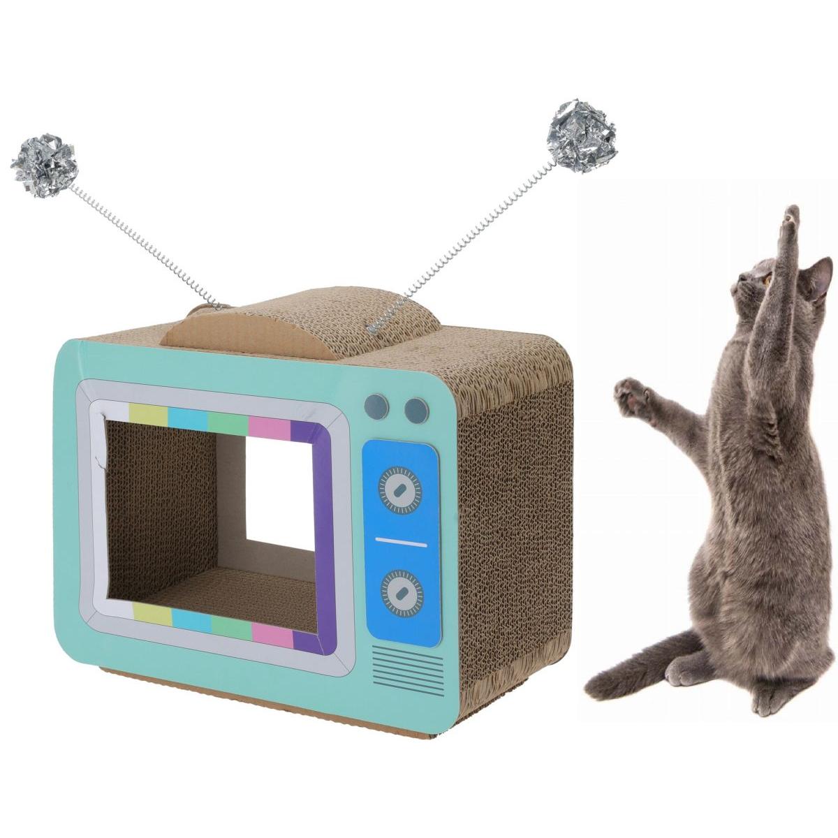 Draskyklė Katėms 40 Cm Televizorius (Ekspozicinė prekė)