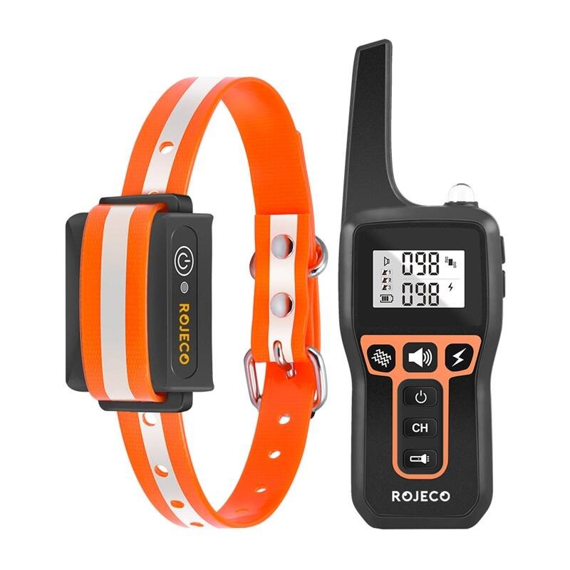 "Rojeco" 1000 m elektrinis antkaklis PD529 (oranžinis)