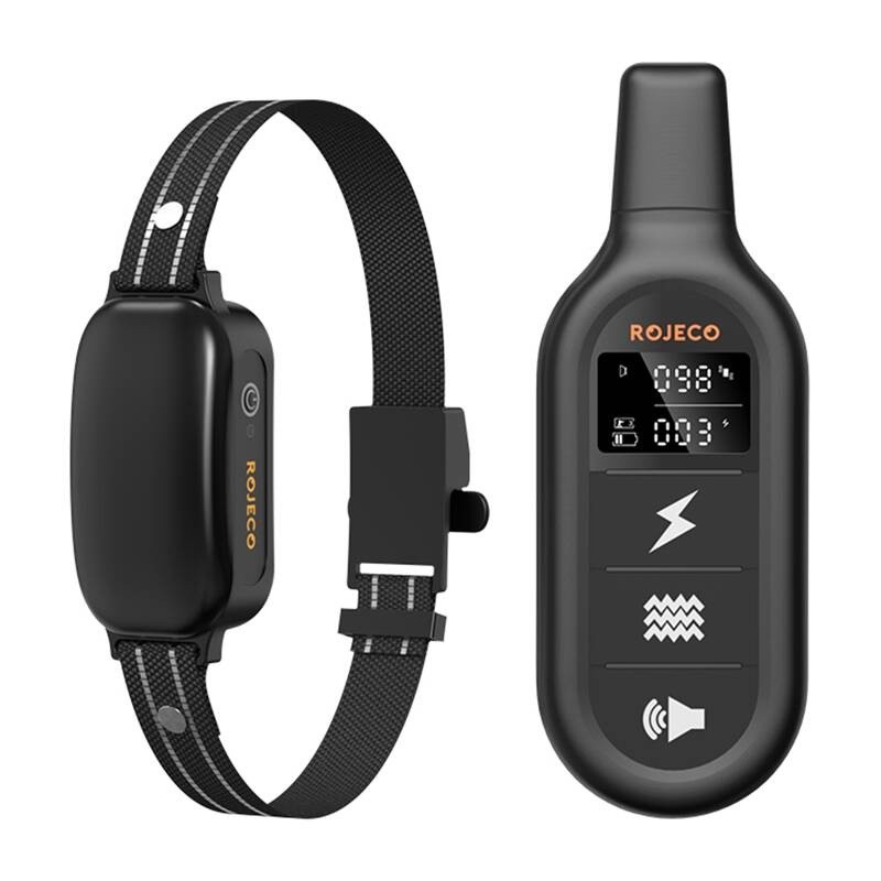 "Rojeco 1000M" elektrinis antkaklis PD521 (juodas)