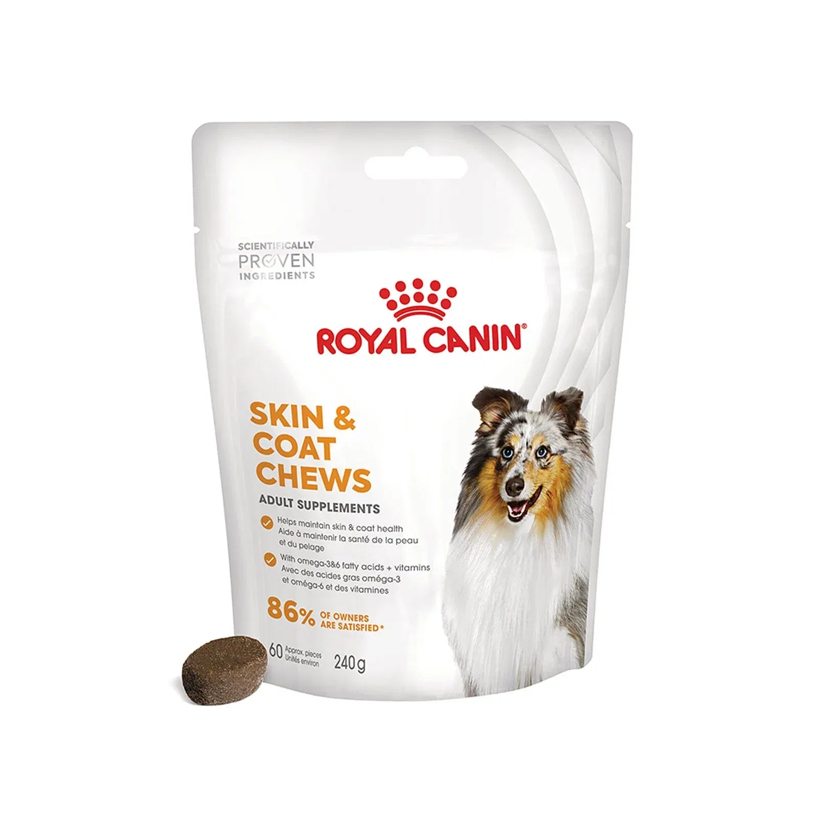Skanėstas šunims ROYAL CANIN Skin & Coat, 240 g